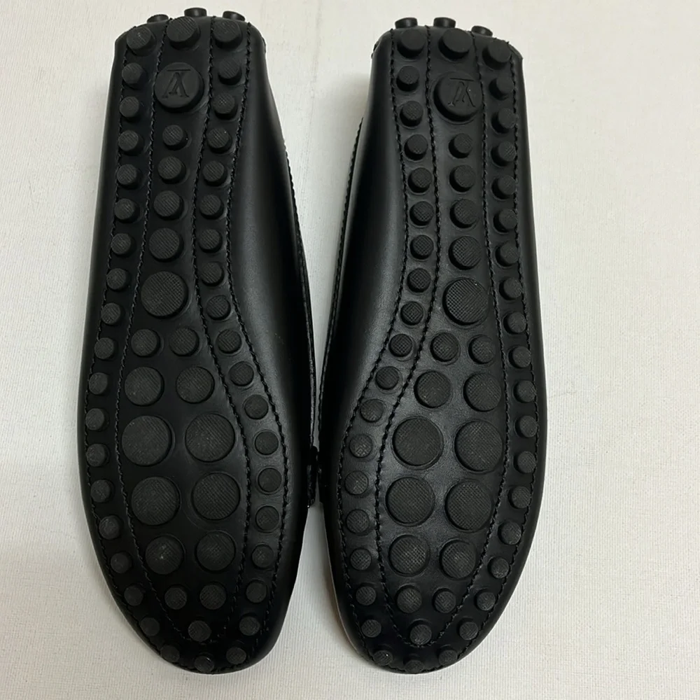 Louis Vuitton black leather driving loafers - Picture 7 of 15
